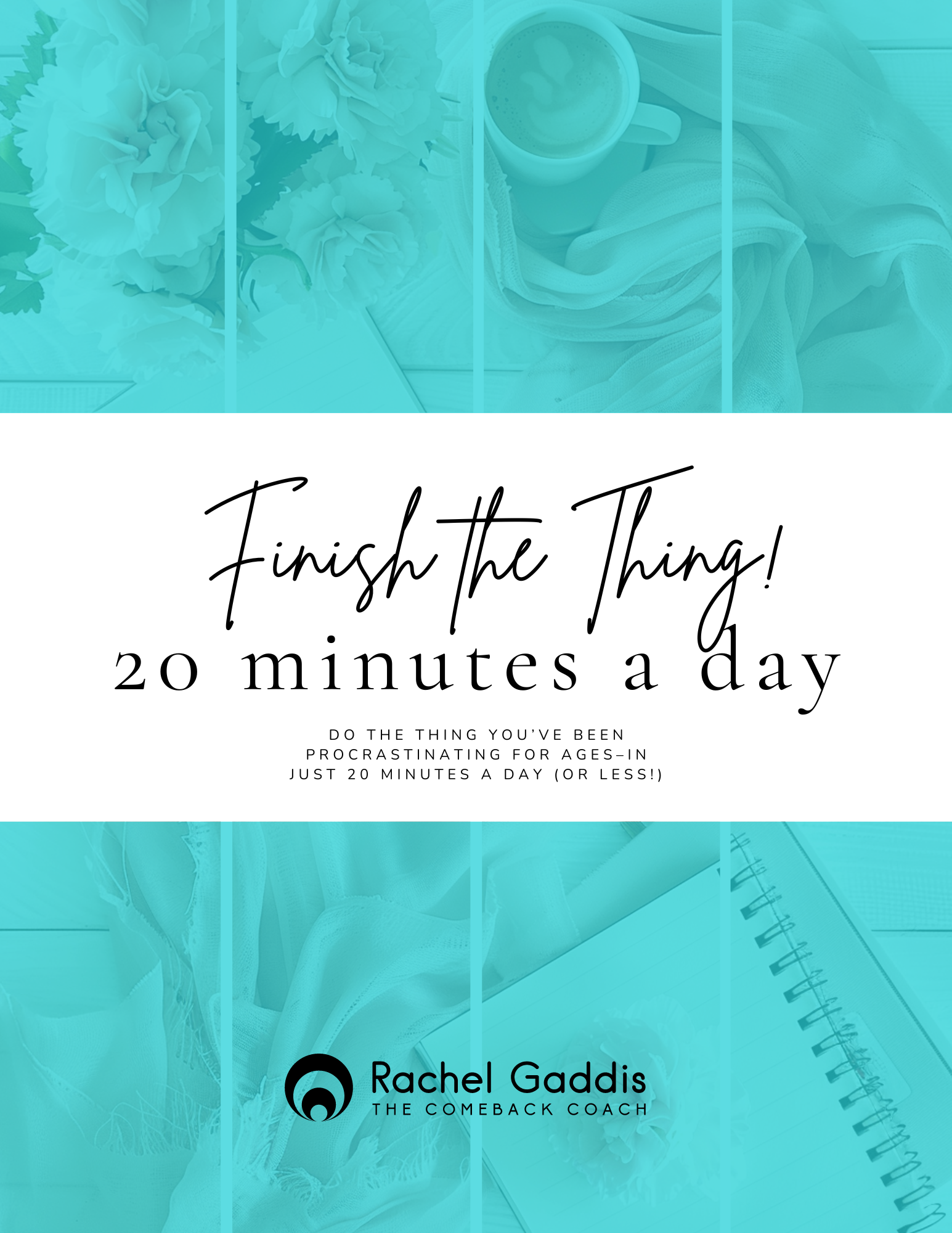 finish the thing in just 20 minutes a day workbook cover image