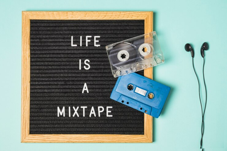 a mixtape, which goes with the concept described here, that a "career mashup" is like the professional equivalent of a mixtape