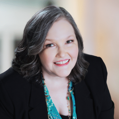 Rachel Gaddis, ADHD Career Coach for GenX Women Portrait of Rachel Gaddis, career coach for mid-career women